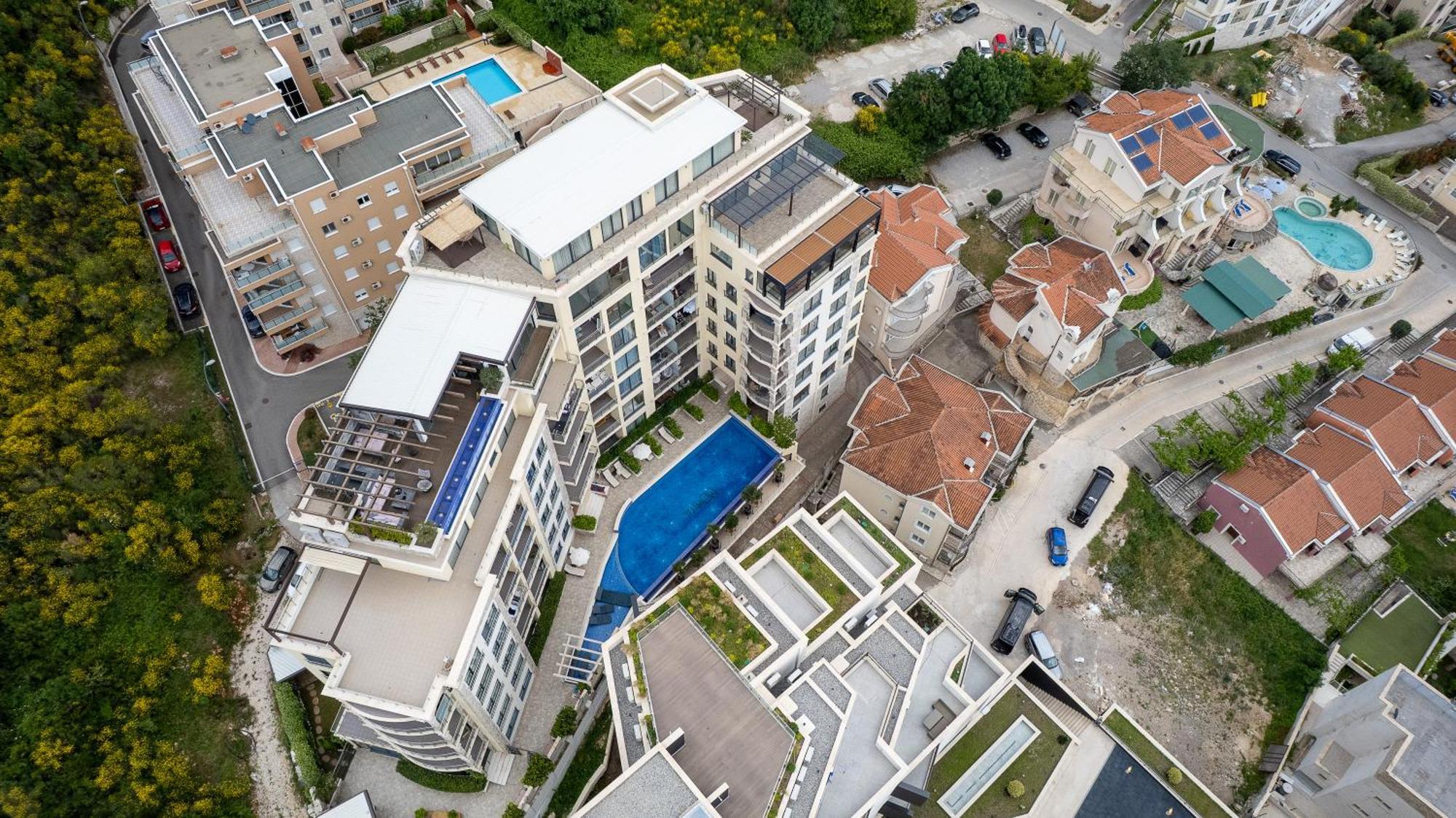 Modern Top Floor Sea View 3Br With Pools, Spa & Fitness Bečići Exterior foto