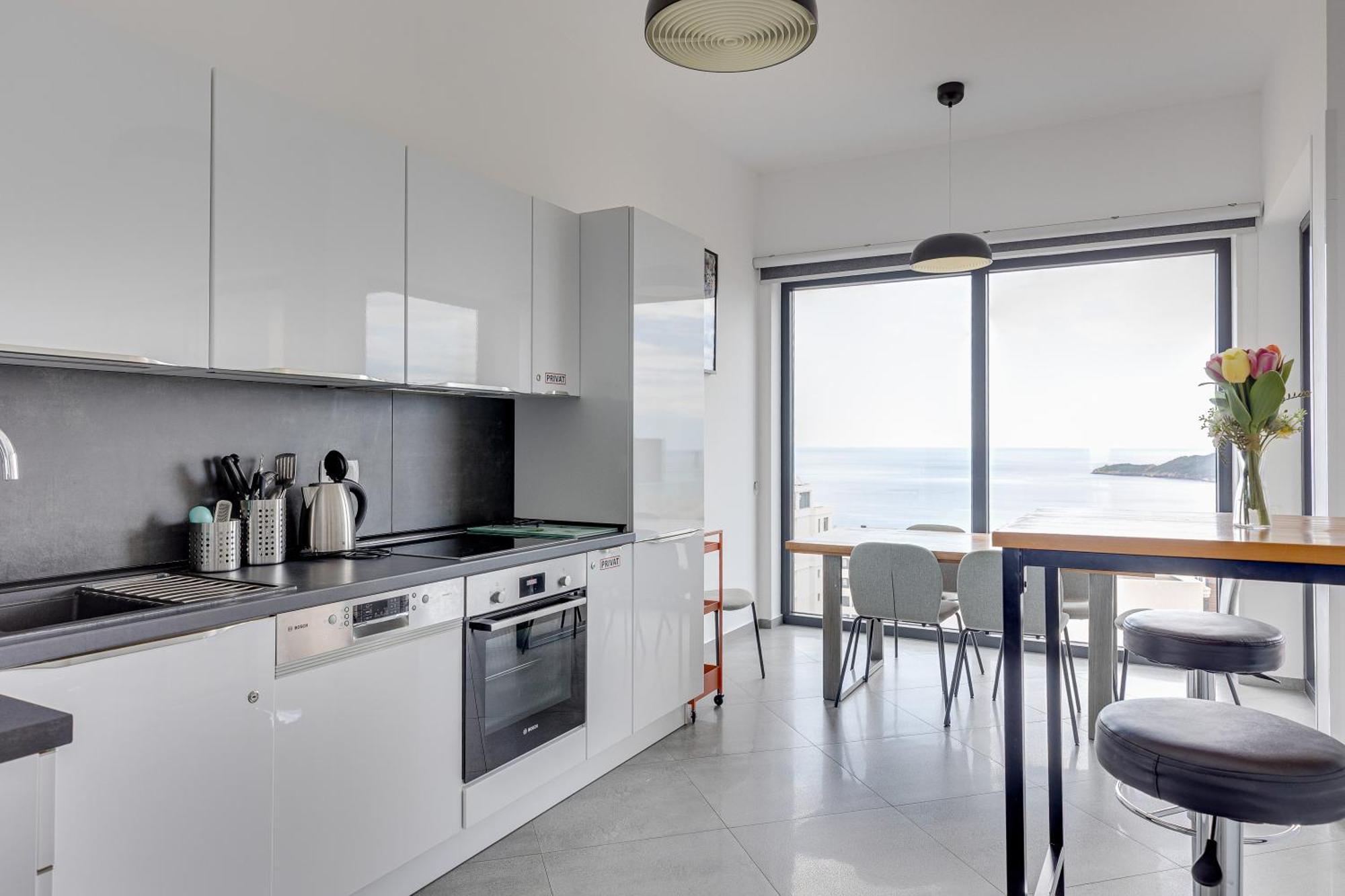 Modern Top Floor Sea View 3Br With Pools, Spa & Fitness Bečići Exterior foto