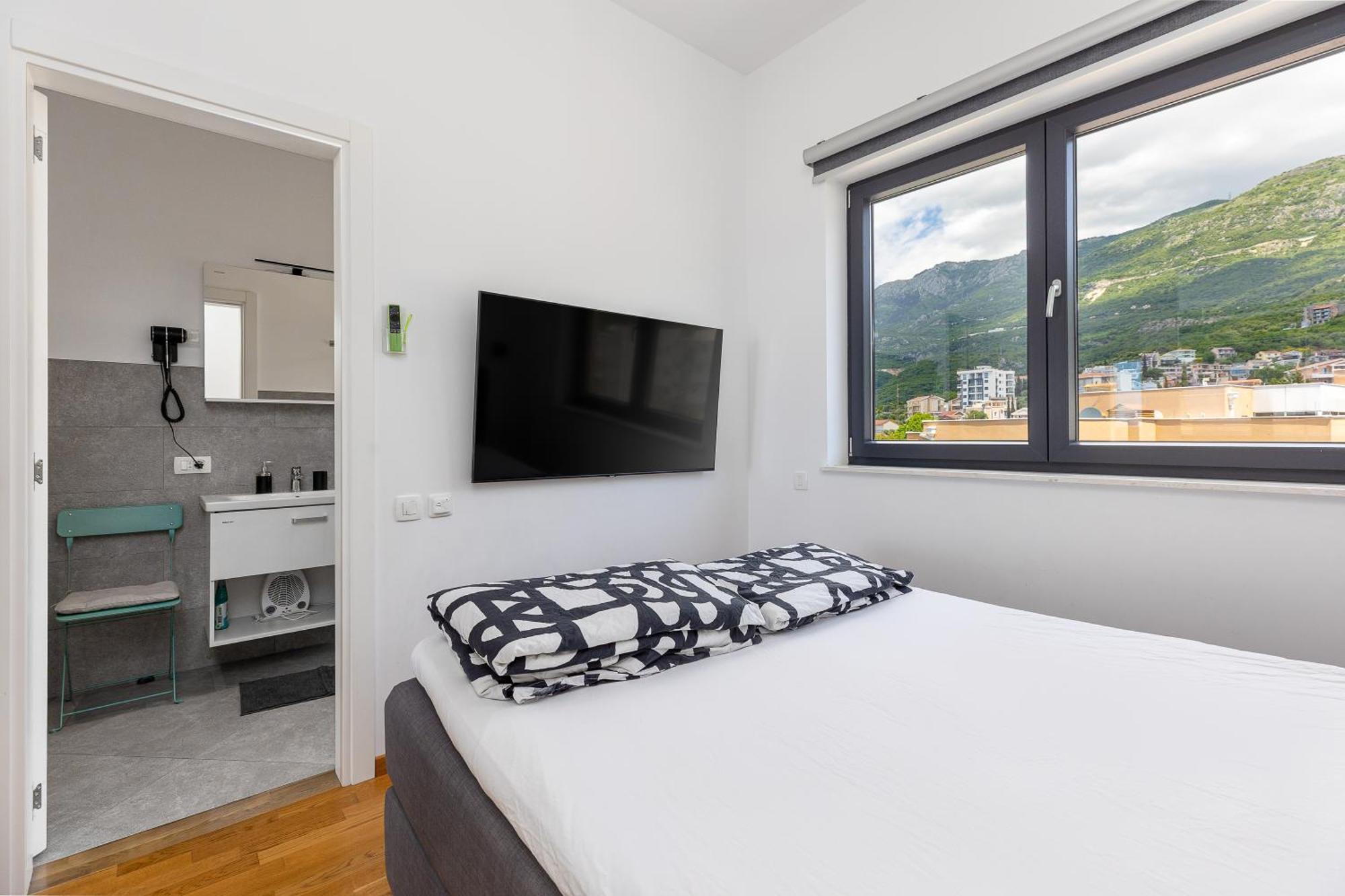Modern Top Floor Sea View 3Br With Pools, Spa & Fitness Bečići Exterior foto