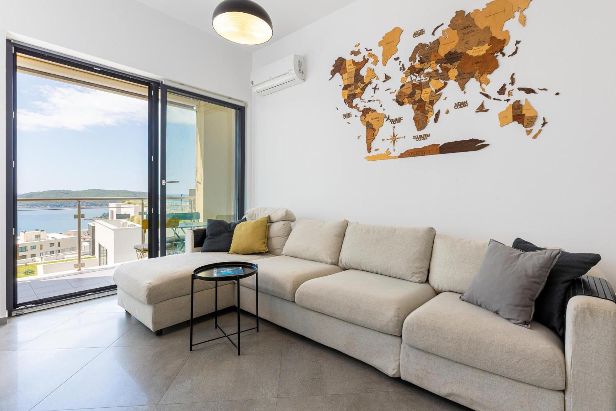 Modern Top Floor Sea View 3Br With Pools, Spa & Fitness Bečići Exterior foto
