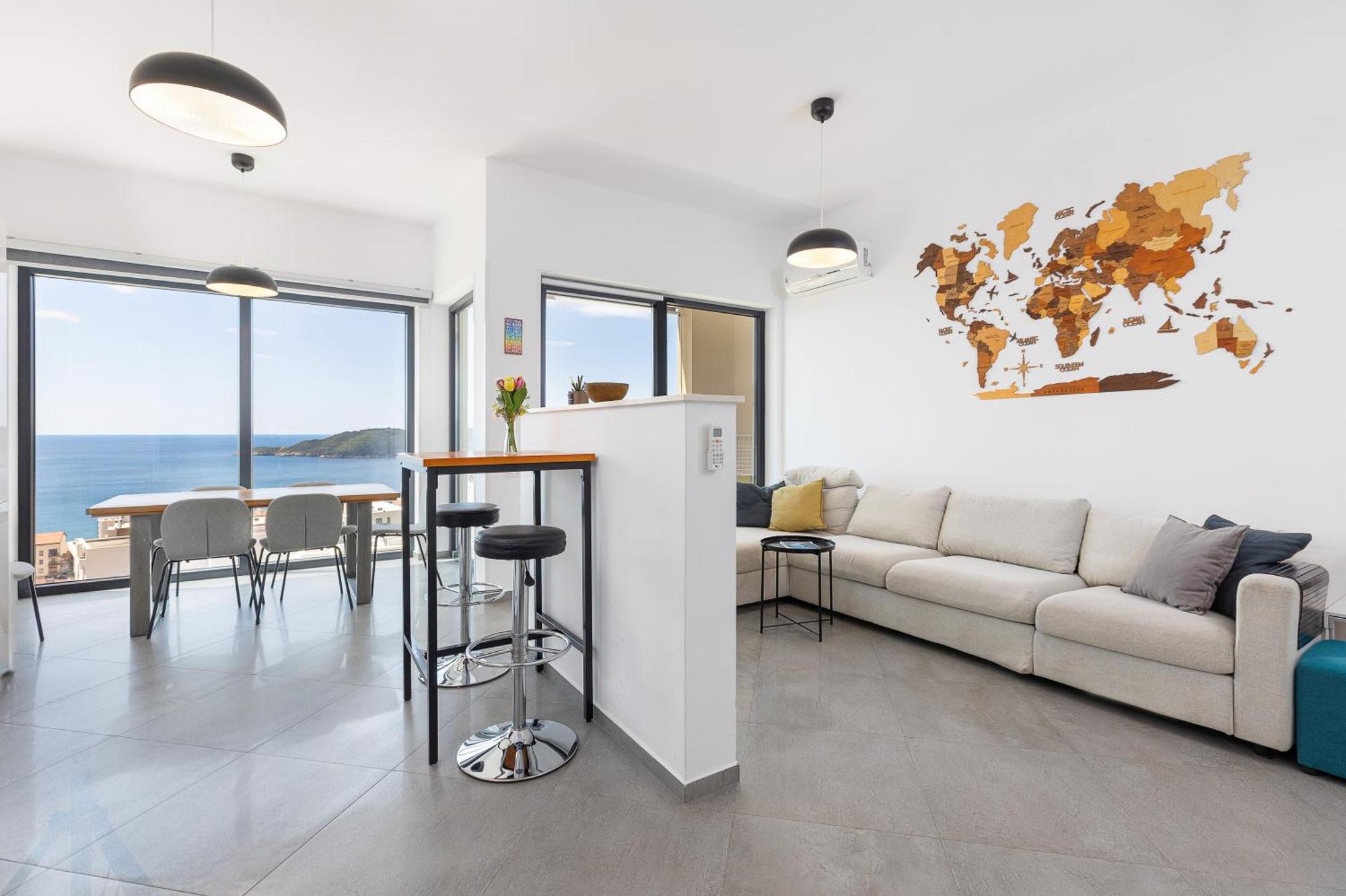 Modern Top Floor Sea View 3Br With Pools, Spa & Fitness Bečići Exterior foto